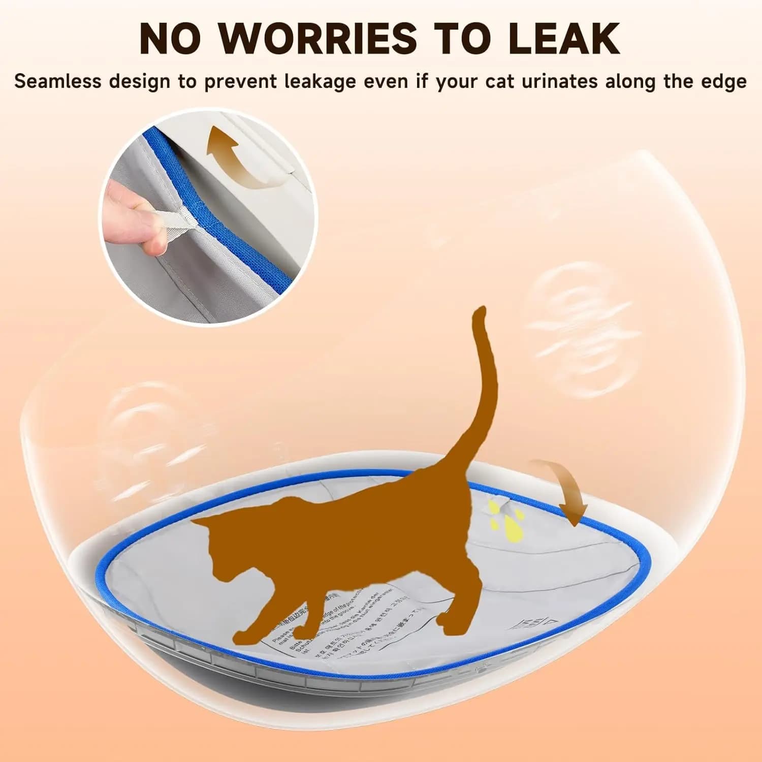Automatic Litter Box Replacement Liner Pad