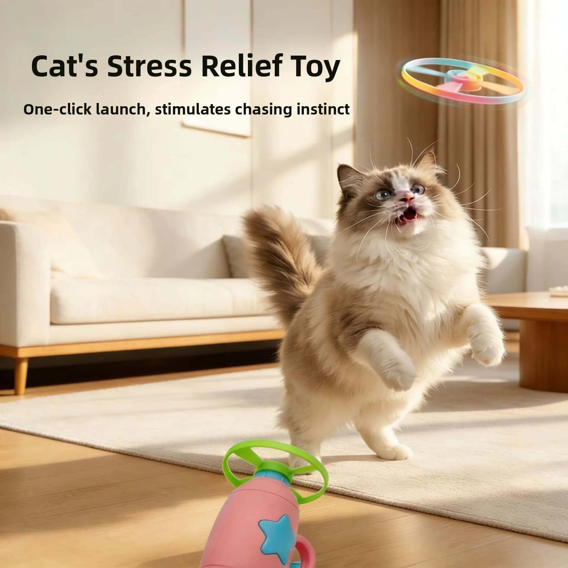 Funny Cat Toys Interactive Teaser Training Toy Kittens Interactive Games Pet Supplies Accessories Toys For Cat New Fashion Toys