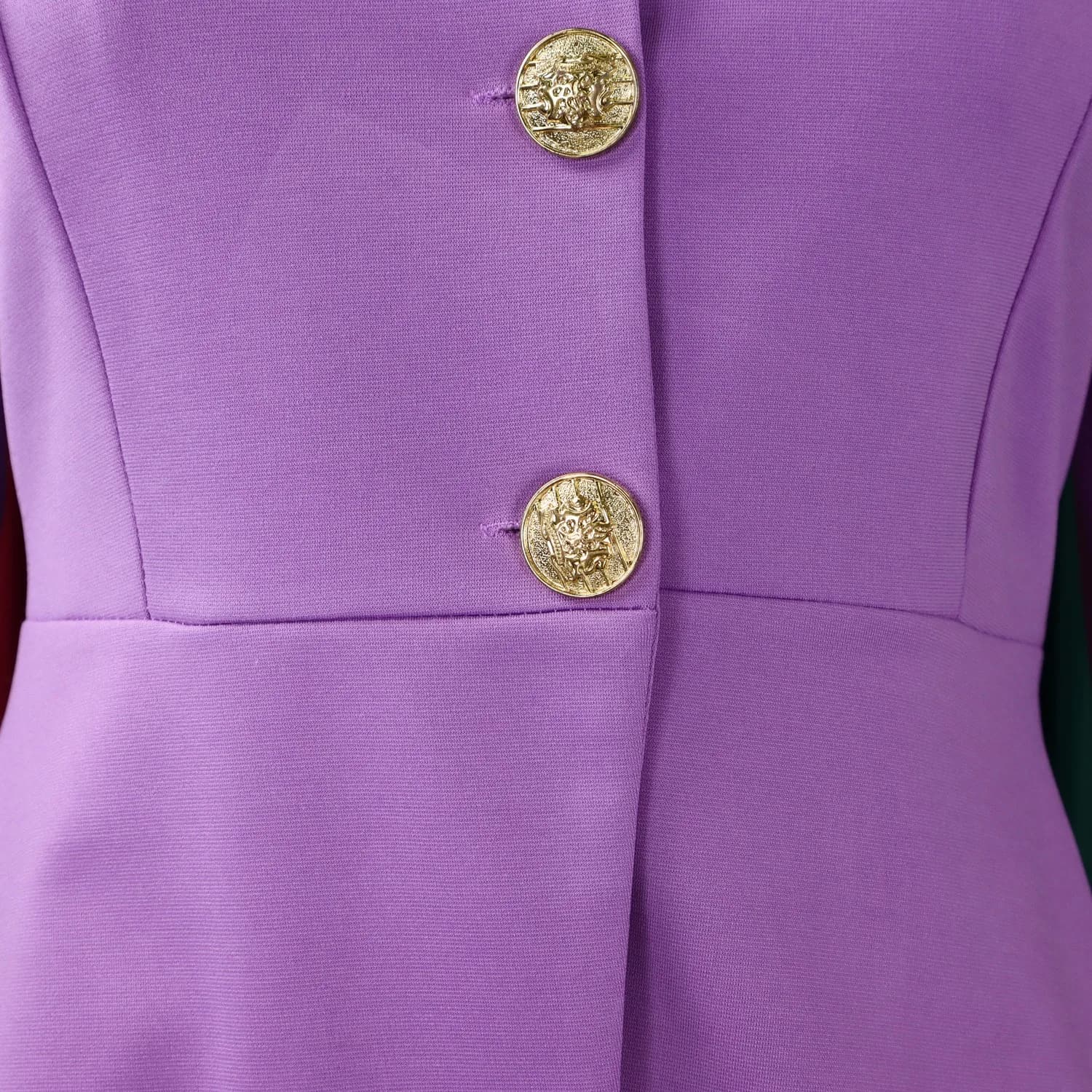 Bodycon Work Dress with Buttons