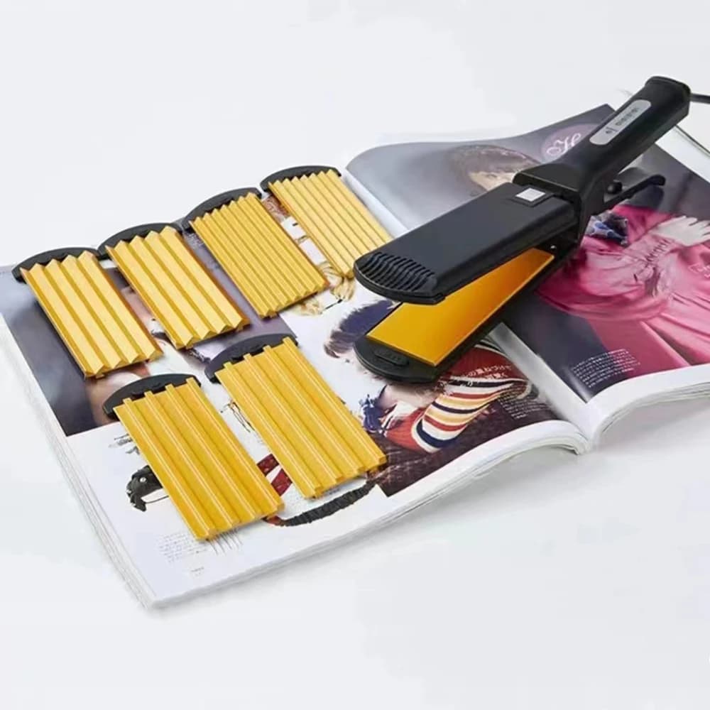 4-in-1 Ceramic Crimper and Flat Iron