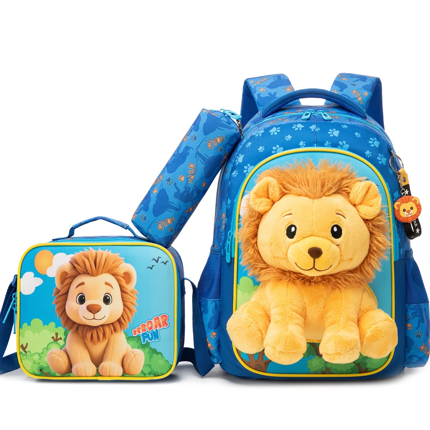 Girls School Backpack with Lunch Bag and Pencil Case