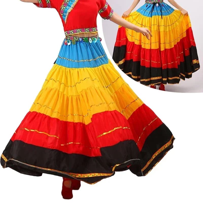 Mongolian Dance Practice Skirt