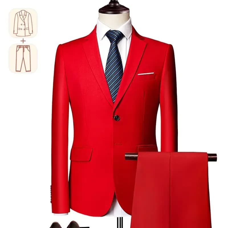 Men's Business Casual Formal Suit