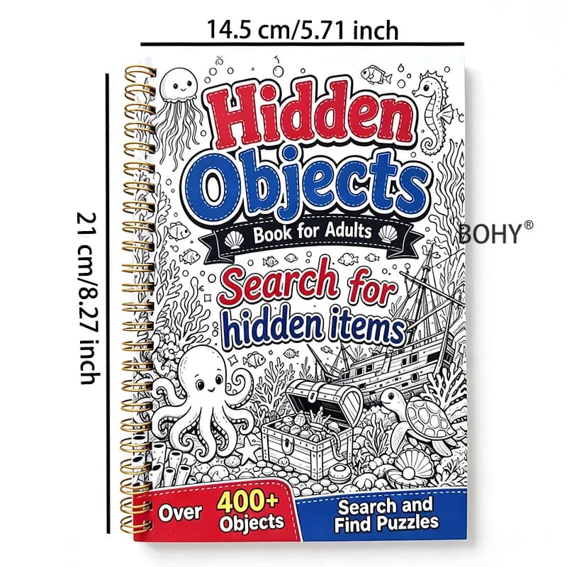 Adult Stress Relief Puzzle Game Book