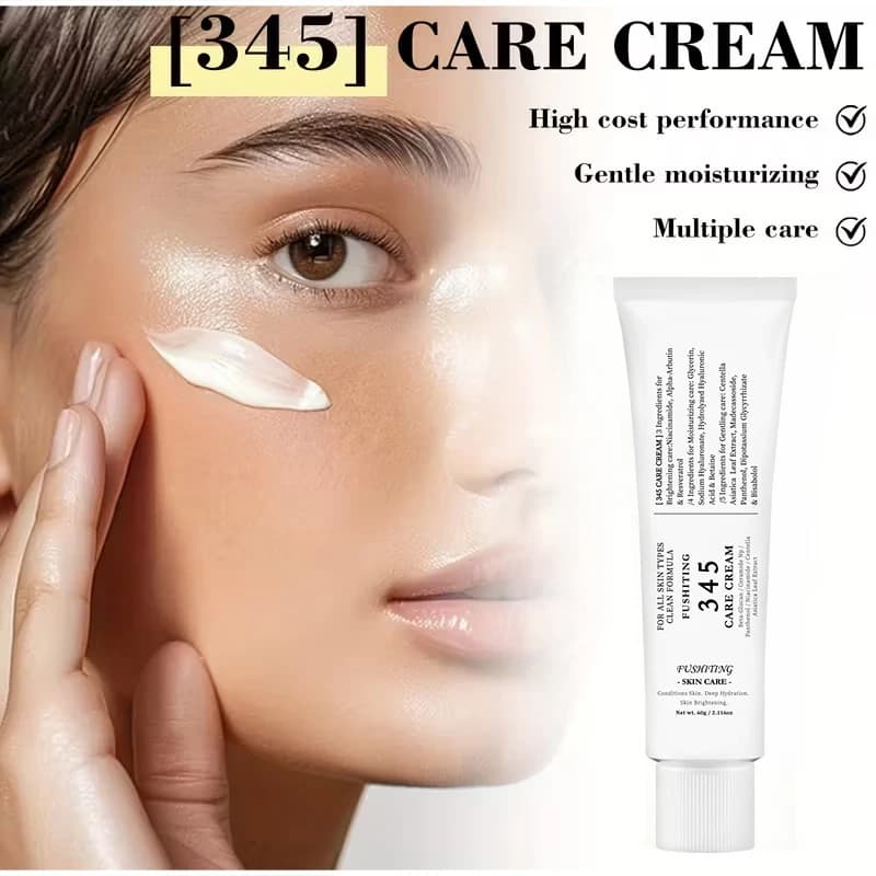 345 Skincare Set With Eye Cream Moisturizing Cream Relief Spray Hydrating Soothing Brightening For All Skin Types Sensitive Skin