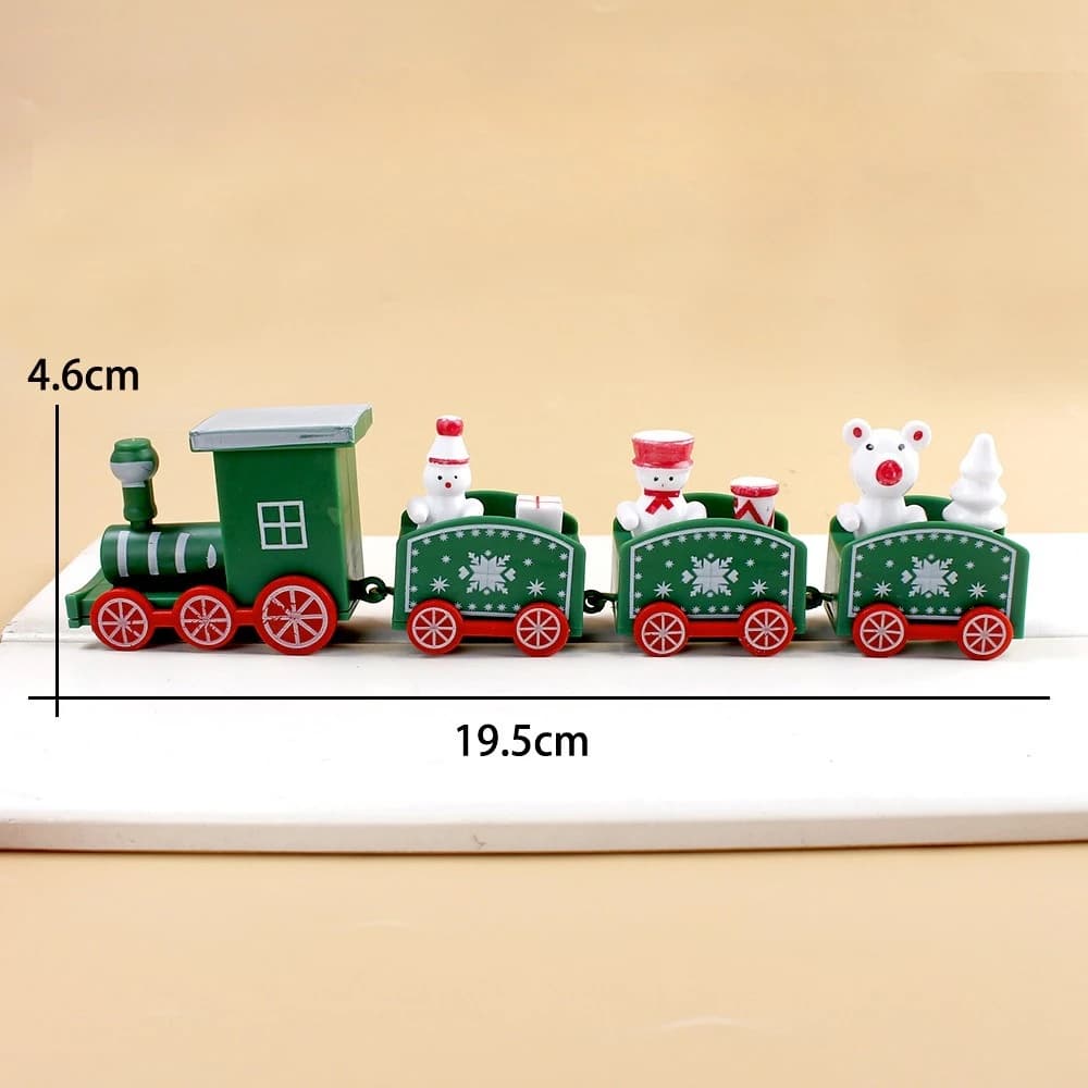 Plastic Train Christmas Ornament