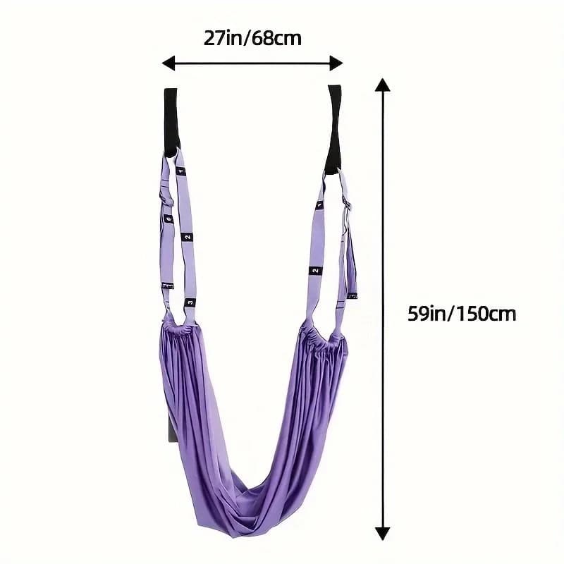 Adjustable Aerial Yoga Strap with Door Anchor