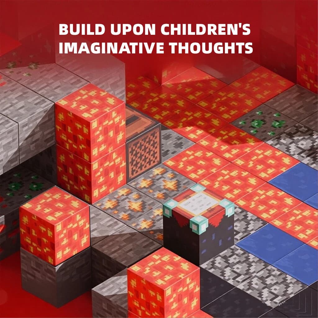 Children's Building Blocks Set with Play Table