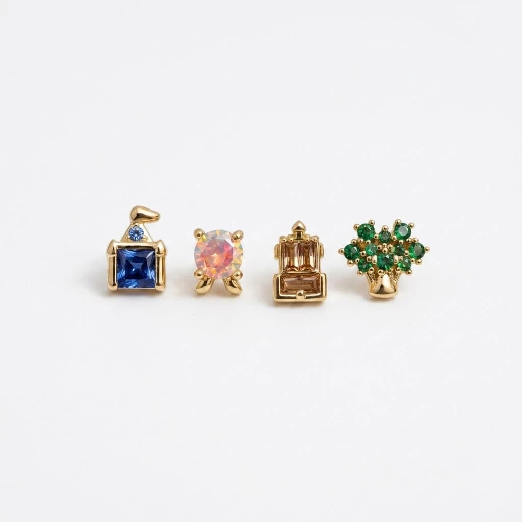 Amusement Park Stud Earrings