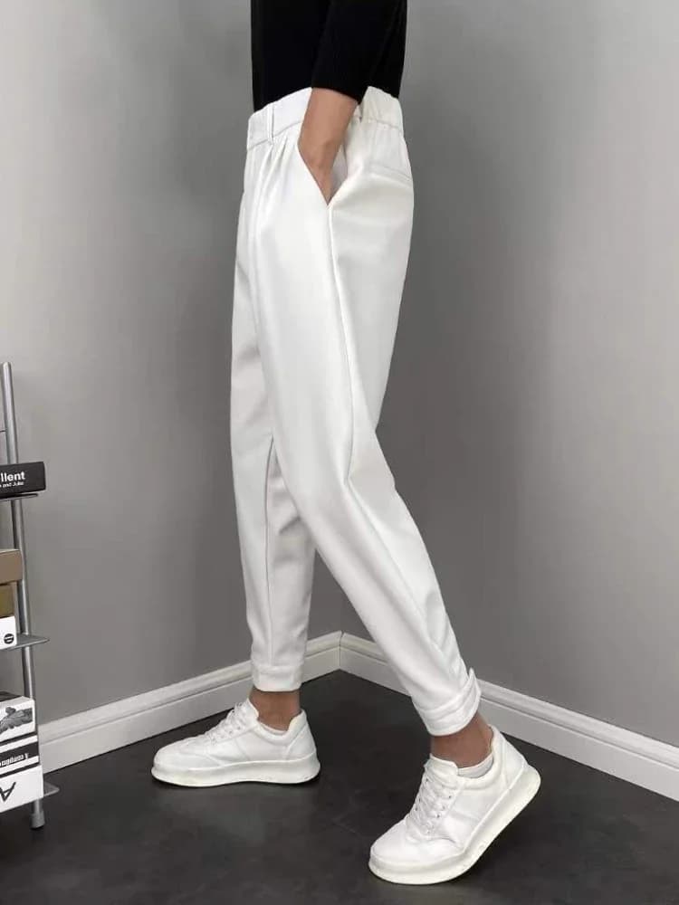 Men's Draped Fluid Dress Trousers