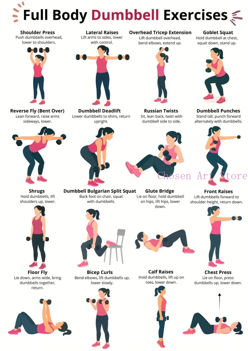 Fitness Exercise Schedule Poster Print Canvas Art Pictures Home Forliving Room and Gym Wall Modern Decor Frameless Painting