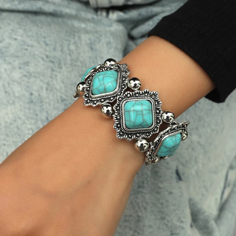 Bohemian Beaded Stretch Bracelet