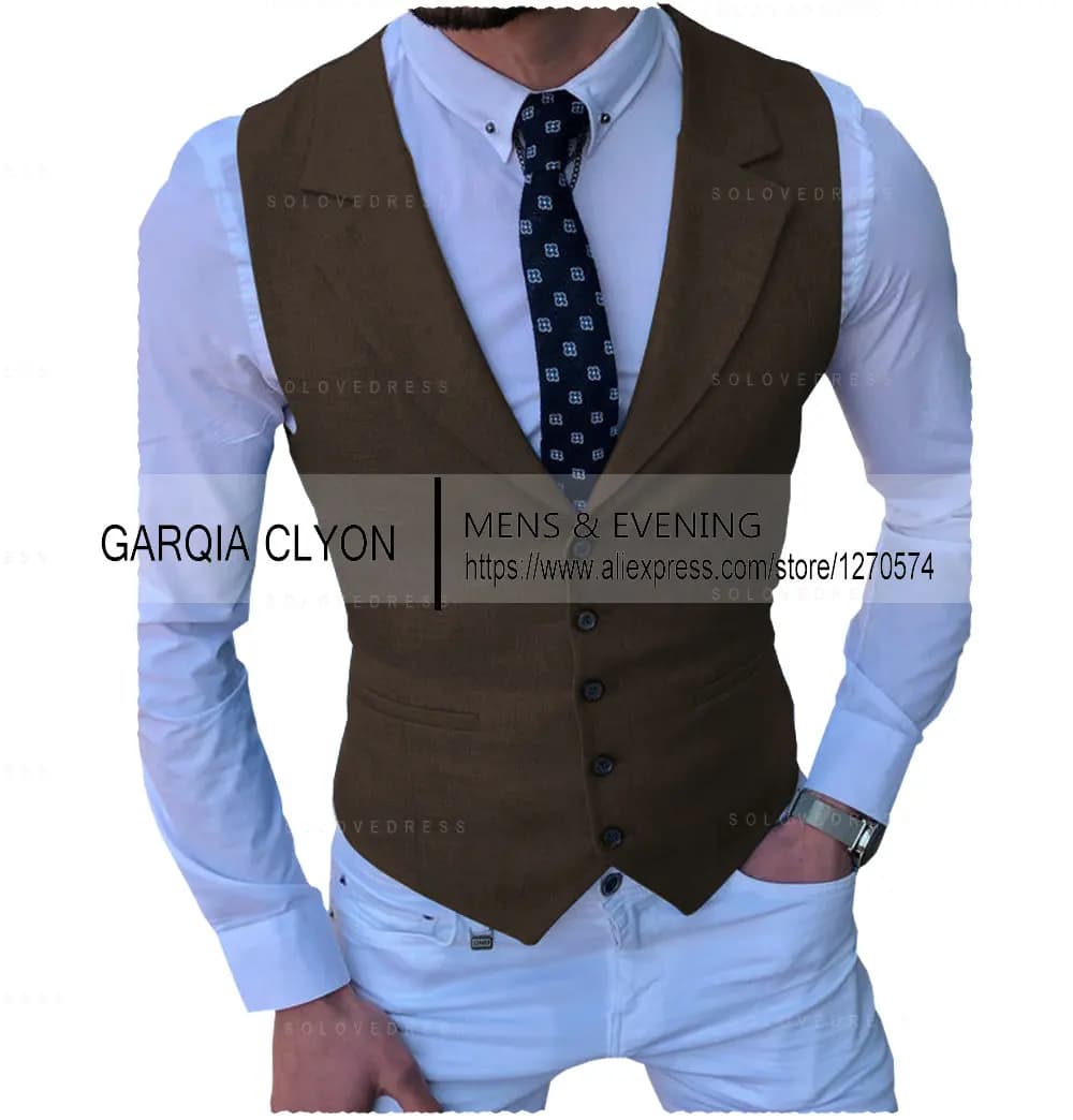 Men's Classic Single Breasted Vest Waistcoat