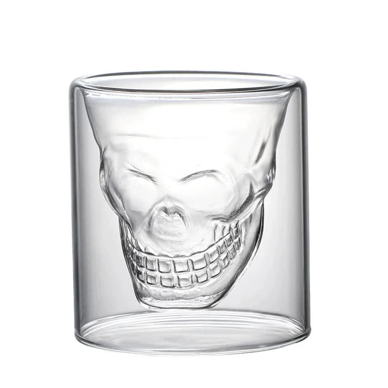 Double Bottom Crystal Glass Cup