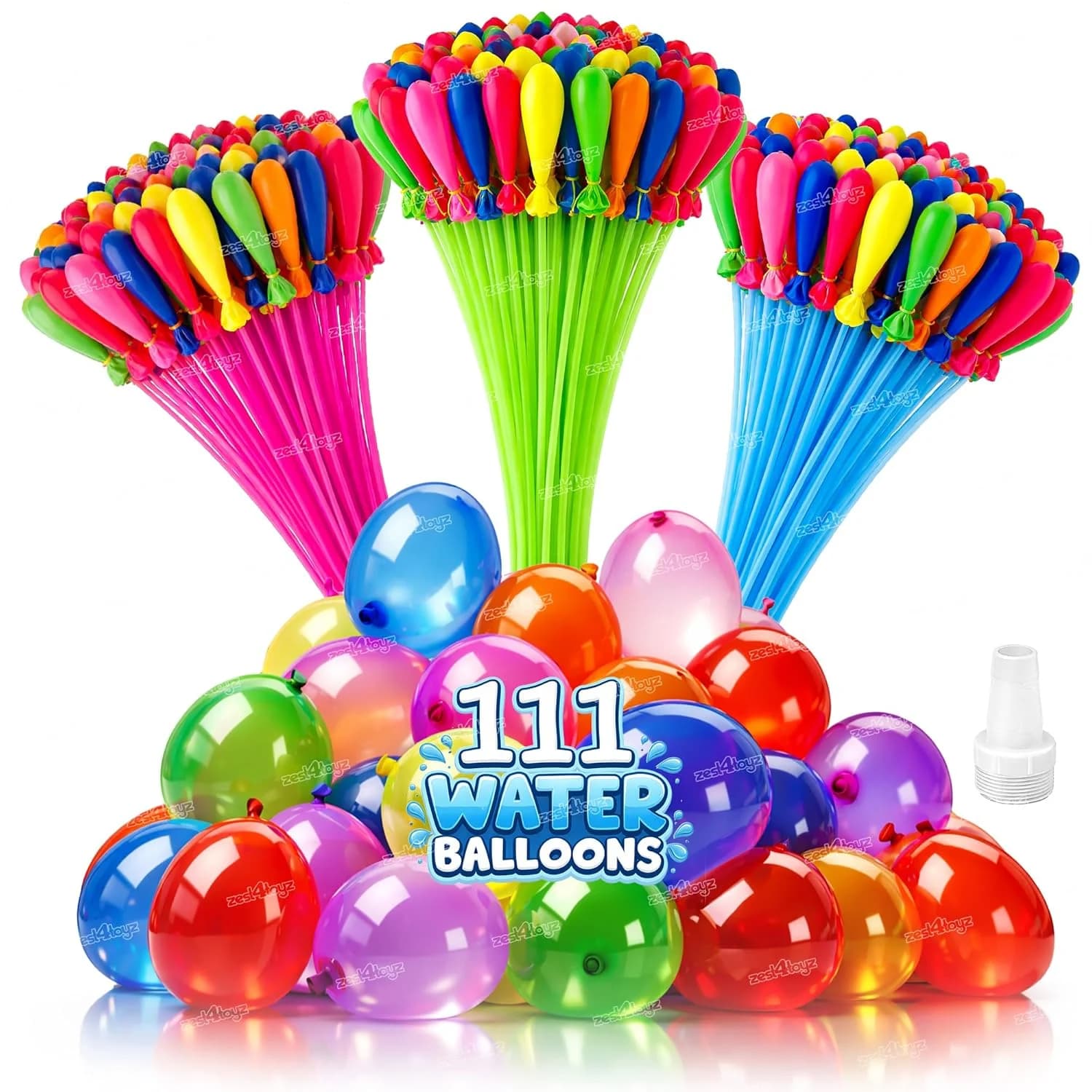 Automatic Fill Water Balloons 111pc Set
