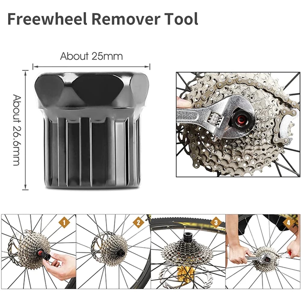Bike Repair Tool Kit with Chain Breaker and Crank Puller