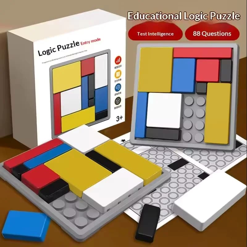 Logic Puzzle Building Block Game