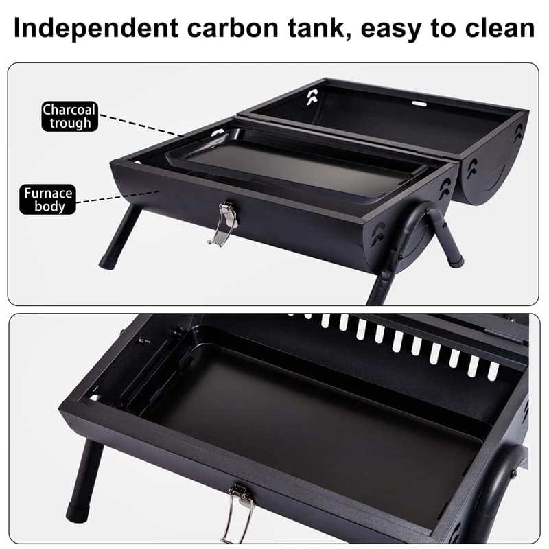 Portable Charcoal Tabletop Grill