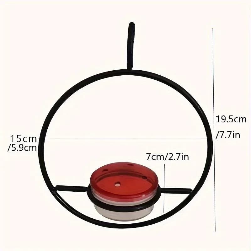 Circular Hanging Hummingbird Feeder