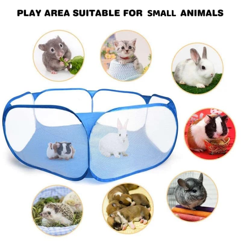 Collapsible Pet Playpen Portable Yard Fence