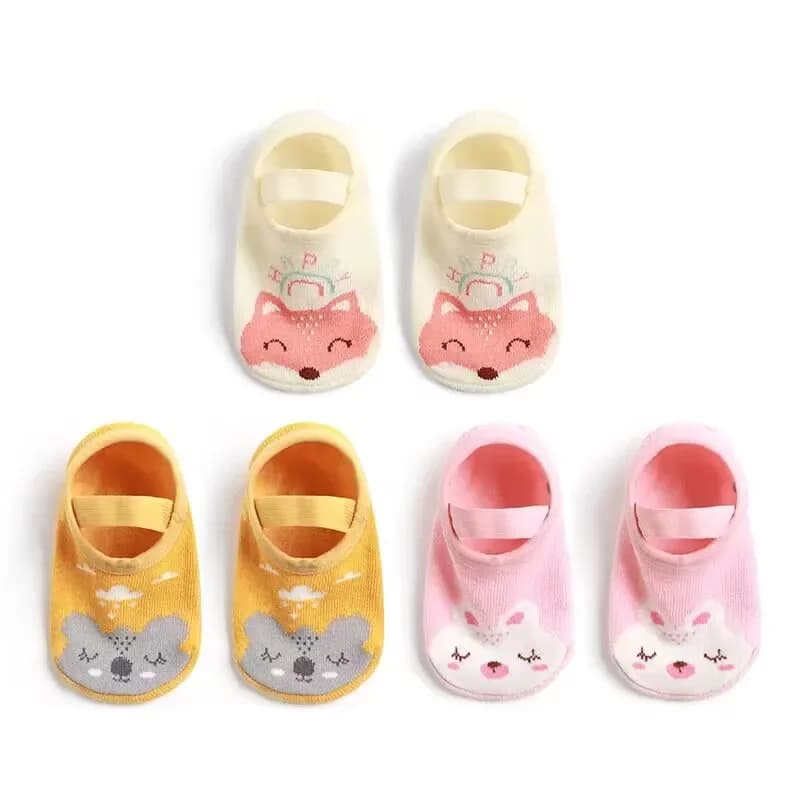 Kids Non-Skid Toddler Socks with Grip Sole