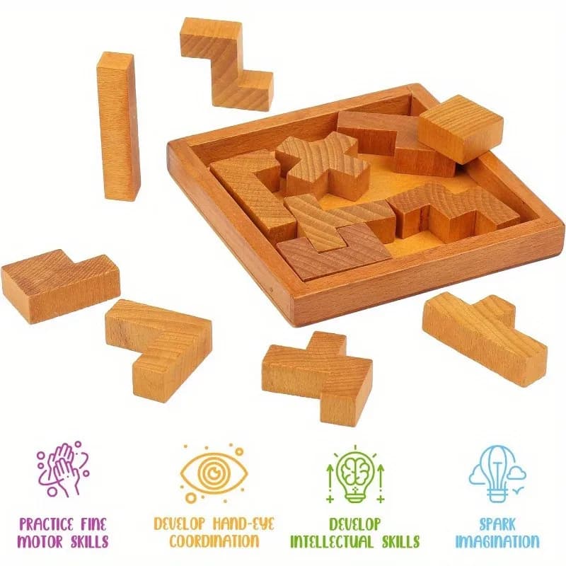 Wooden Brain Teaser Puzzle