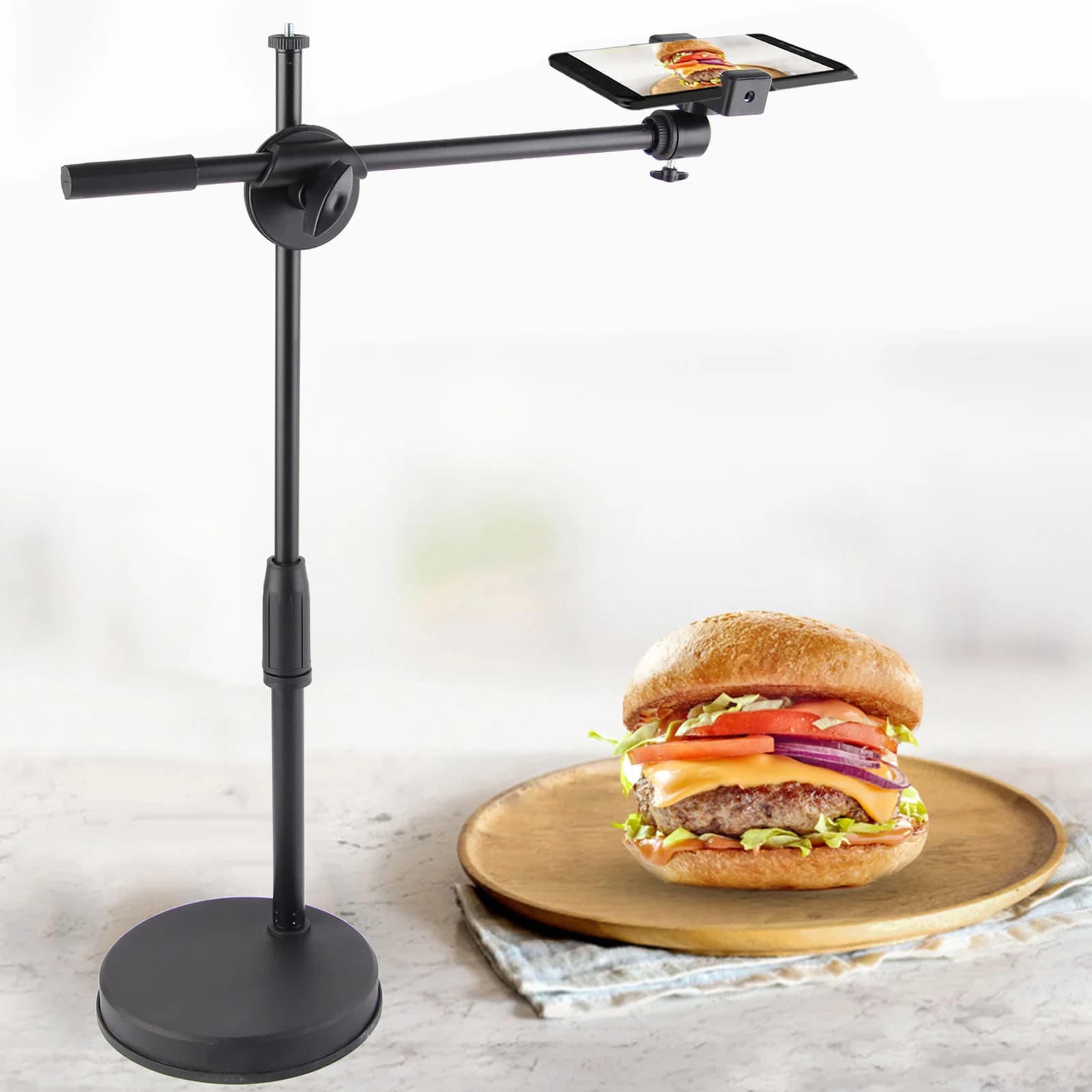 Desktop Phone Holder Stand with Rotating Arm