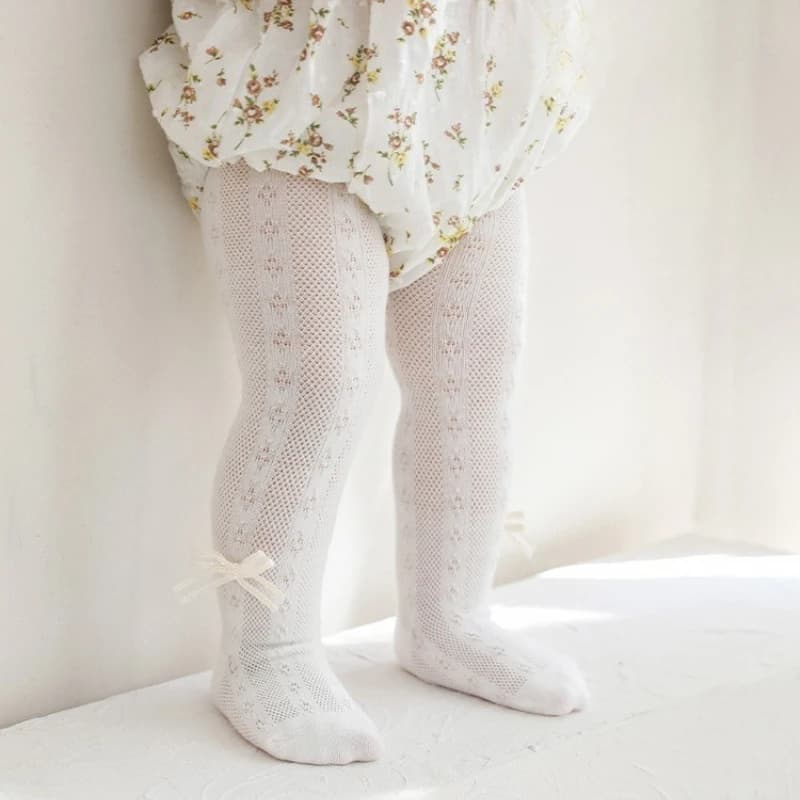 Infant Girls Hollow Out Cotton Tights