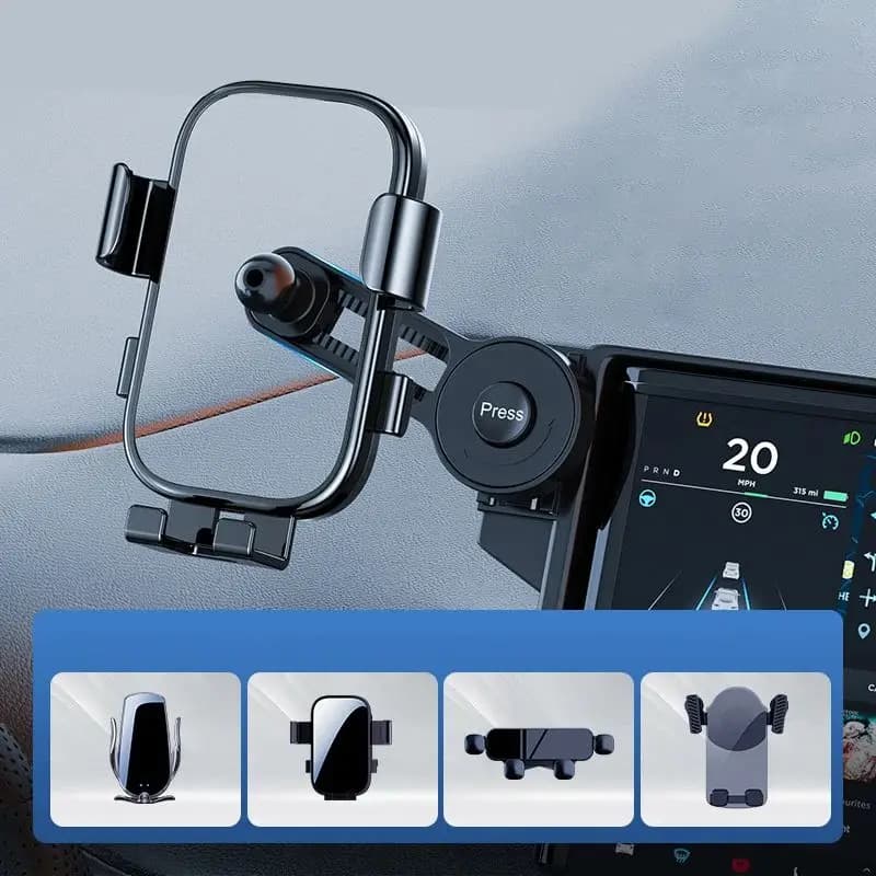 Car Phone Holder Bracket Accessories Interior Air Outlet Vent Base Gadget Auto Cellphone Support Ball Head Bracket Extension Rod
