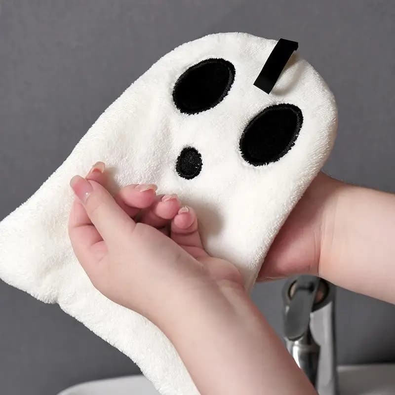Ghost Shaped Halloween Hand Towel