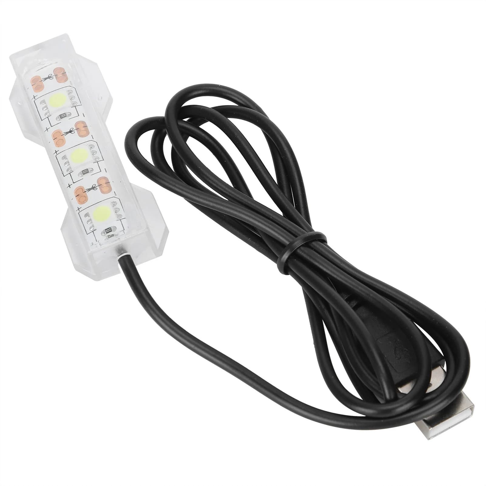 Aquarium Decoration Light Aquarium USB Light Small Aquarium Water Plant Light Desktop Fish  Mini Decoration Soft LED Lamp