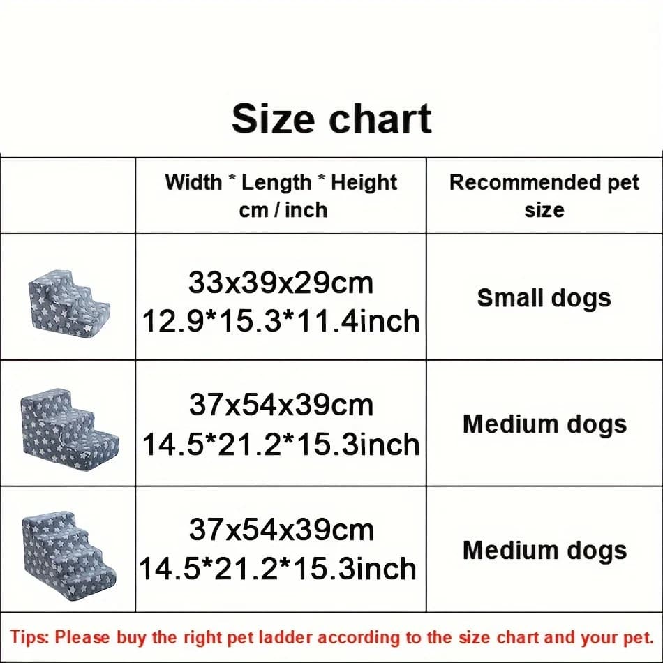 Non-Slip Foam Pet Steps for Dogs