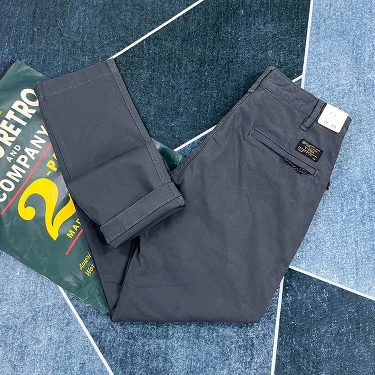 Men's Heavyweight Cotton Straight Leg Work Pants