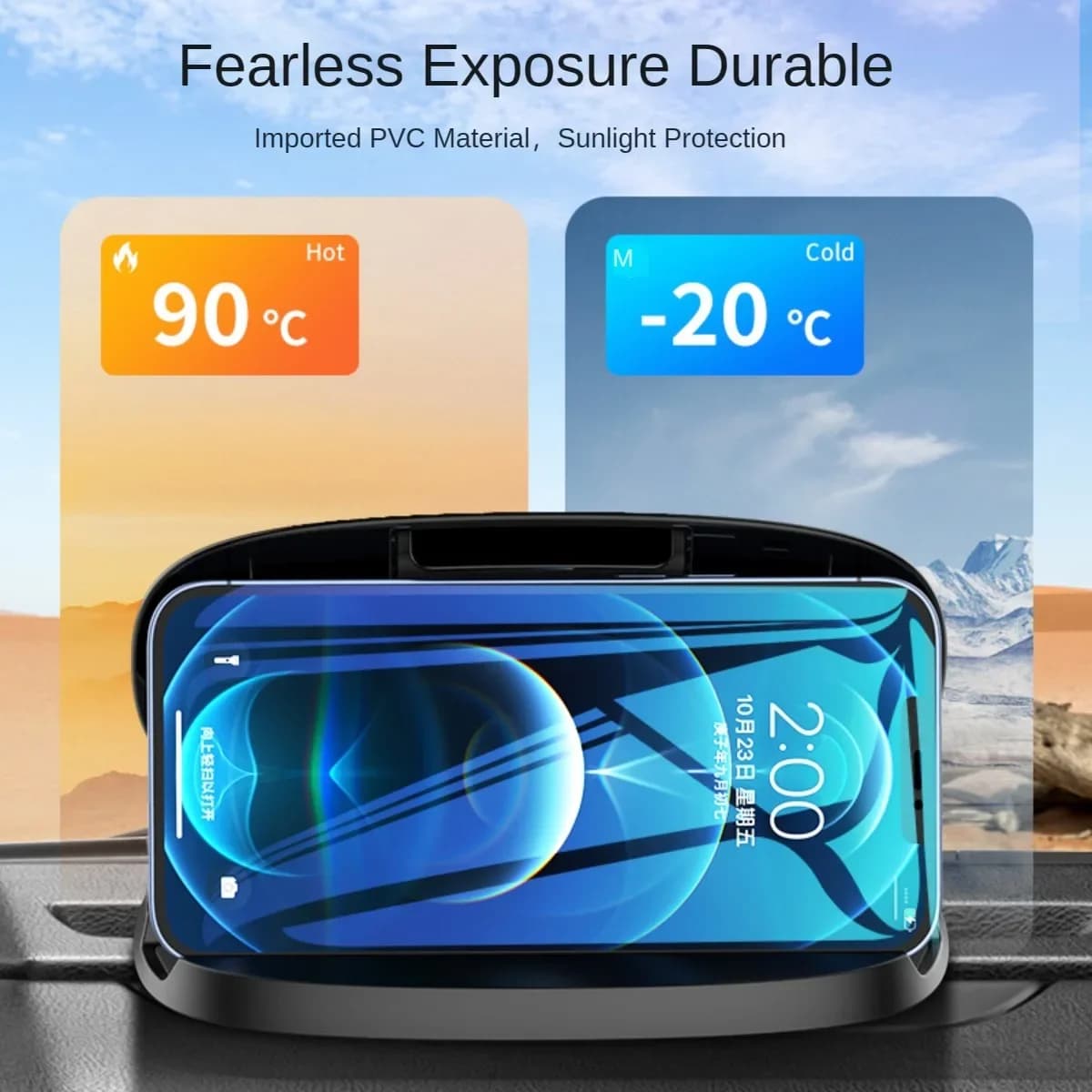 Cell Phone Mount for Car Dashboard Auto Phone Holder Mount Universal Cars 360 Rotatable Mobile Phone Stand For Vehicle Supplies