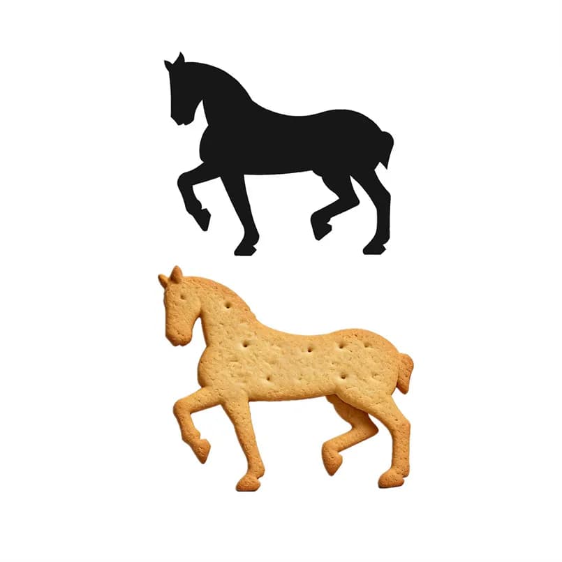 Warhorse Cookie Cutter Mold