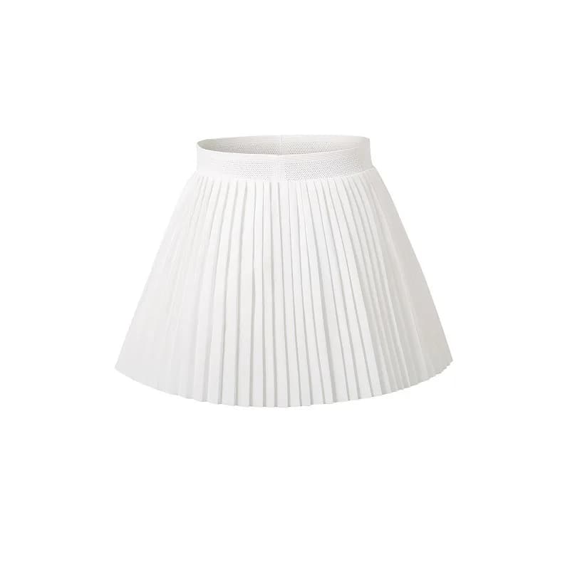 Girls Pleated Athletic Skirt with Built-In Shorts