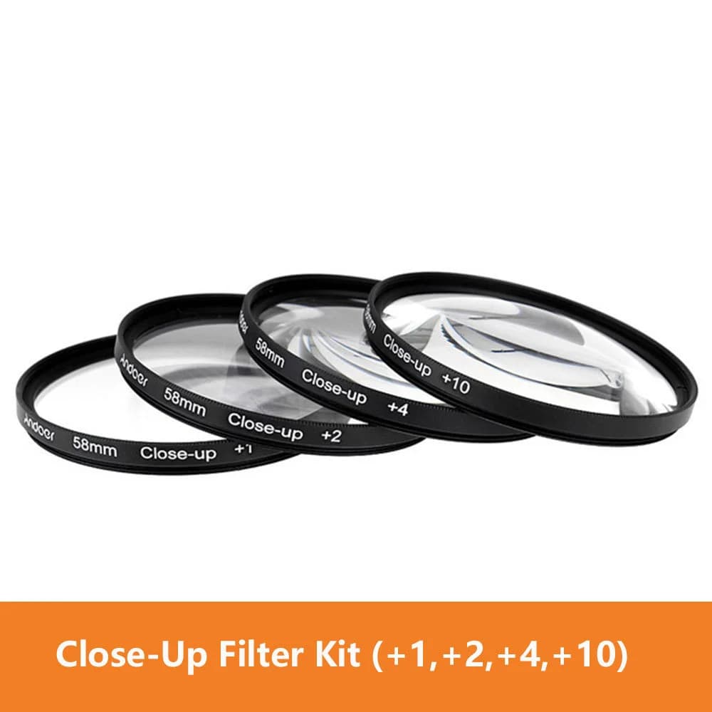 Camera Lens Filter Kit with ND and Macro Lenses