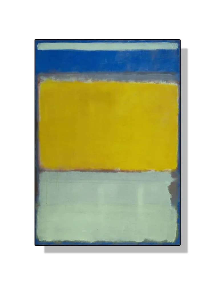 Abstract Colorfield Canvas Wall Art Print