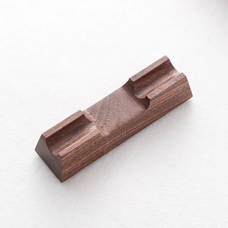 Walnut Wood Pen Holder Stand