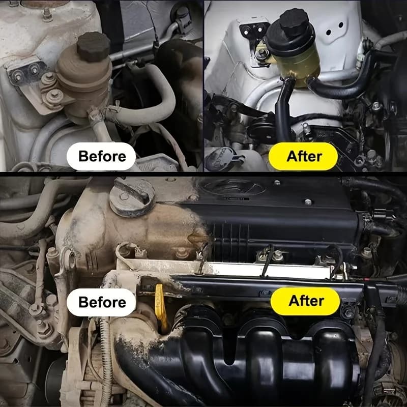 Car Engine Bay Cleaner Restorer Powerful Decontamination Cleaning Product For Engine Compartment Car Cleaning Polishing Product