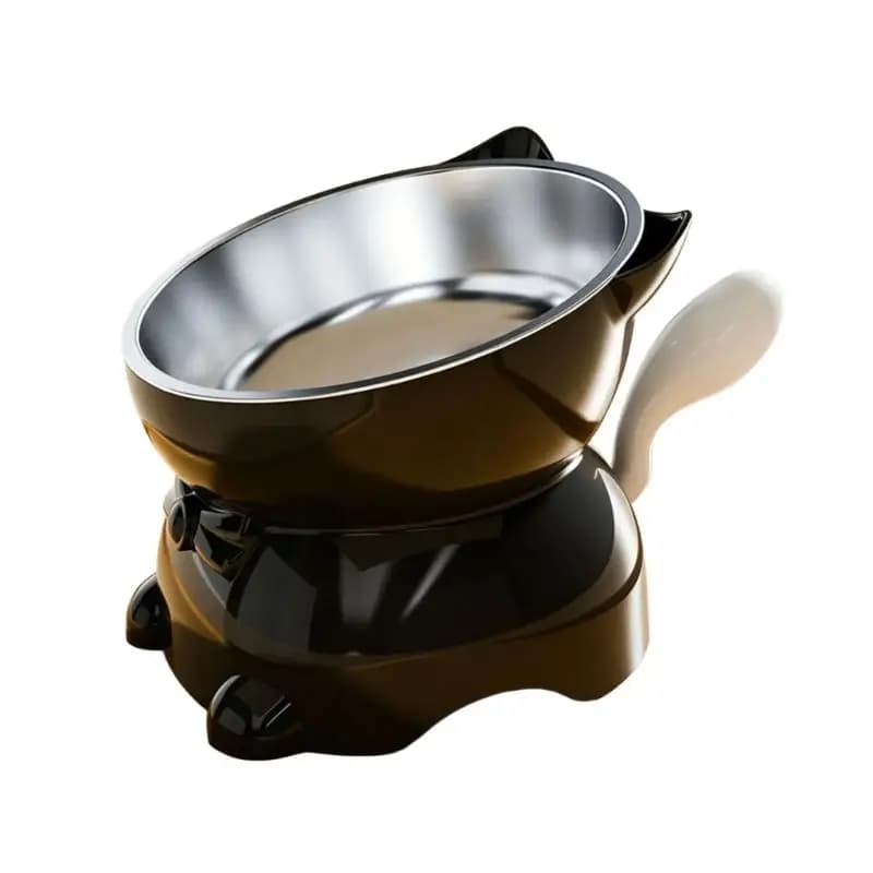 Elevated Stainless Steel Pet Feeding Bowl