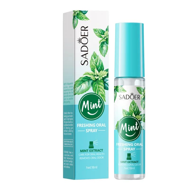 Mint and Peach Breath Freshening Spray
