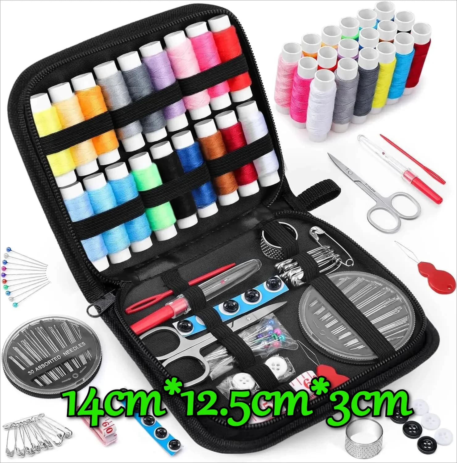 Complete Sewing Kit with Portable Case