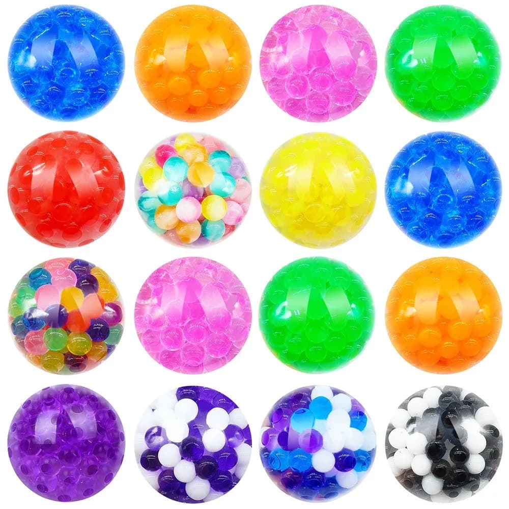 Bulk Colorful Stress Balls Squeeze Toys