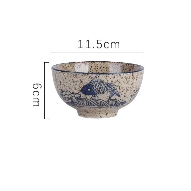 Japanese Ceramic Rice Bowl
