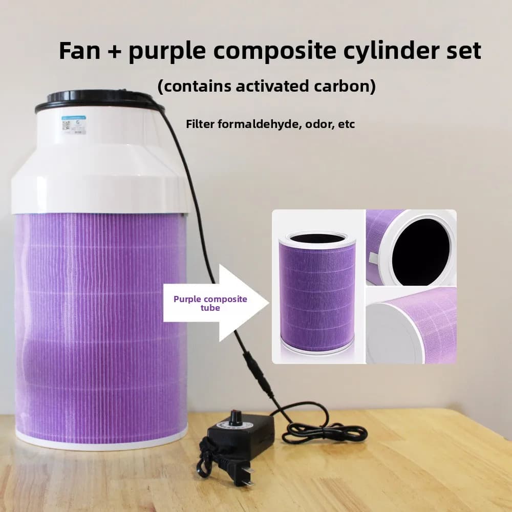 DIY Compact Air Purifier with Formaldehyde Filter