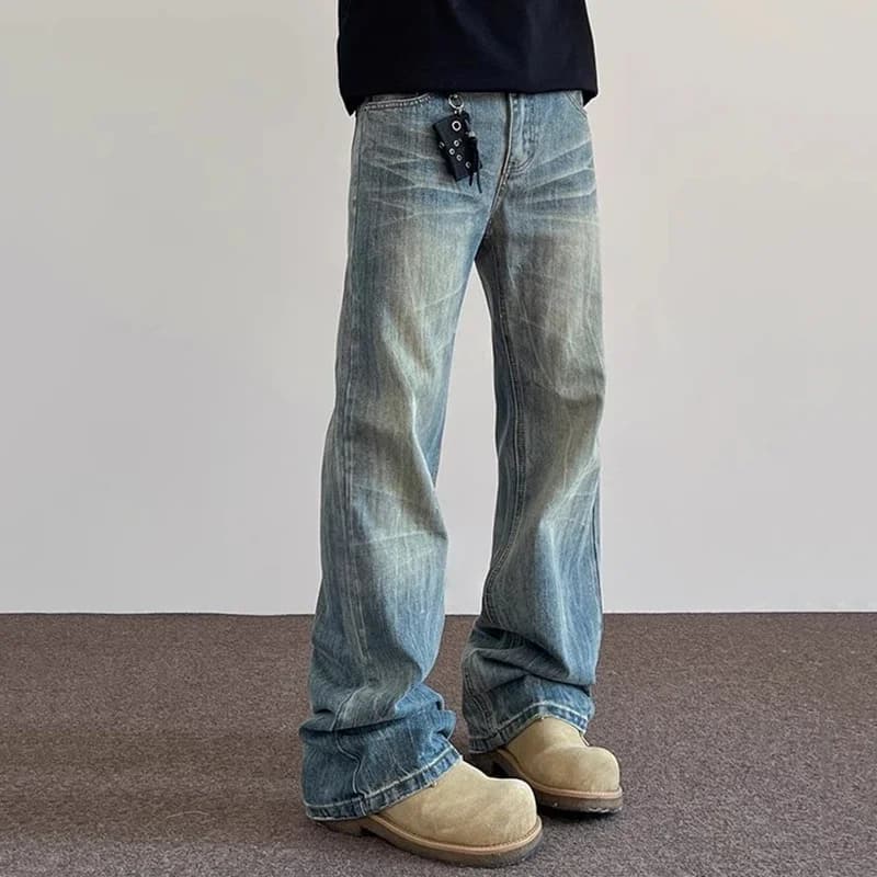 Men's Curved Flared Jeans