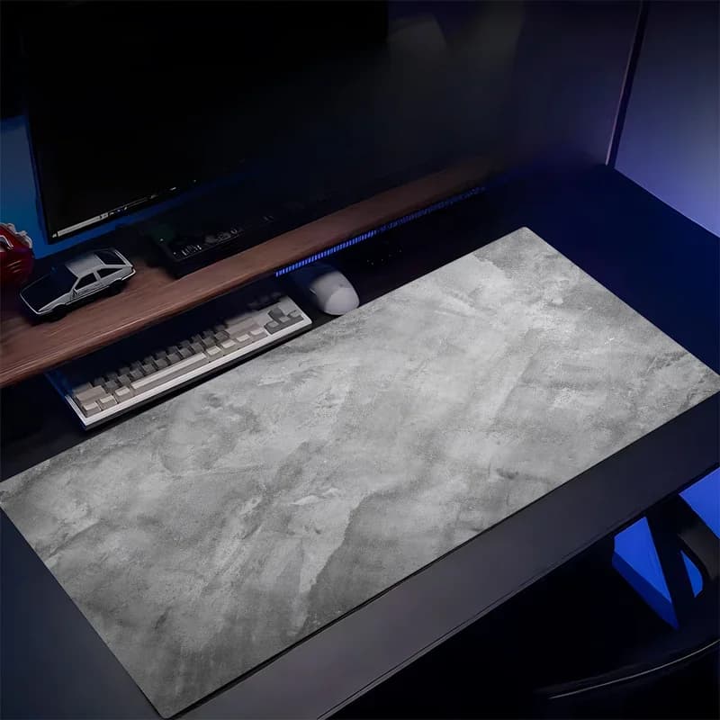 Gaming Mouse Pad XXL Marble Gray