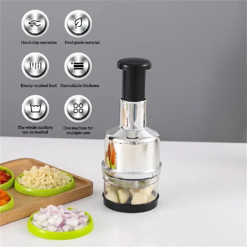 Manual Food Chopper and Garlic Press