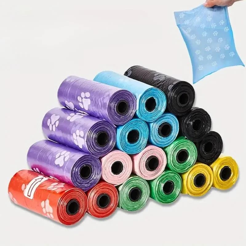 Dog Poop Bags Biodegradable Pet Garbage Bag Cat Doggie Outdoor Home Clean Refill Garbage Poop Bag Pet Supplies